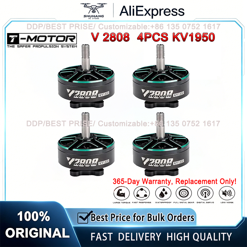 Geprc Rad Vtx 5.8G 2.5W - T-MOTOR VELOX V2808 FPV ブラシレスモーター 4mmシャフト