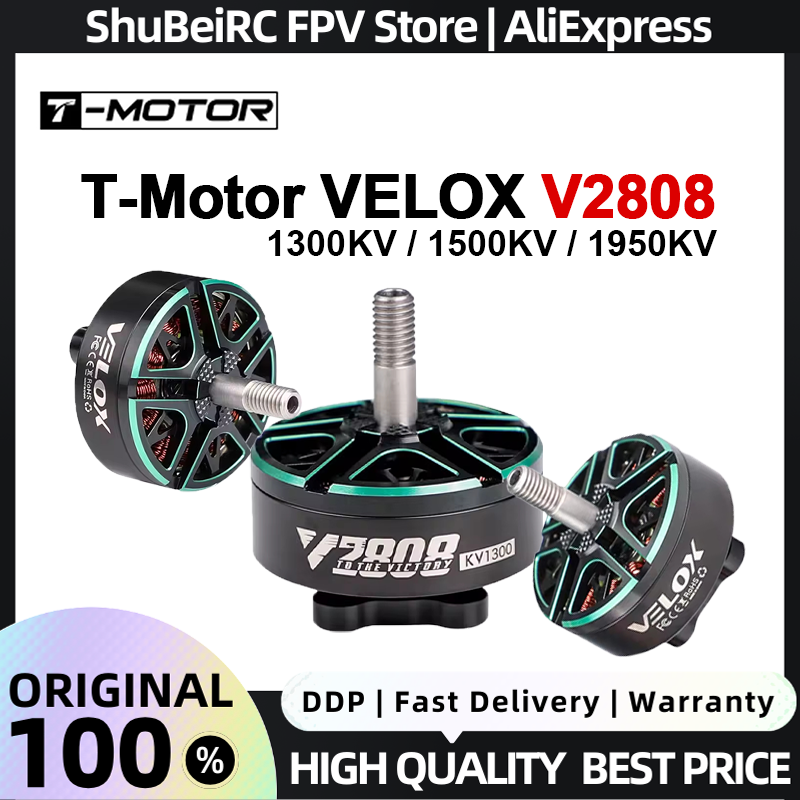 T-Motor VELOX V2808 ブラシレスモーター  - Walksnail Avatar Hd Goggles X のレビューと価格