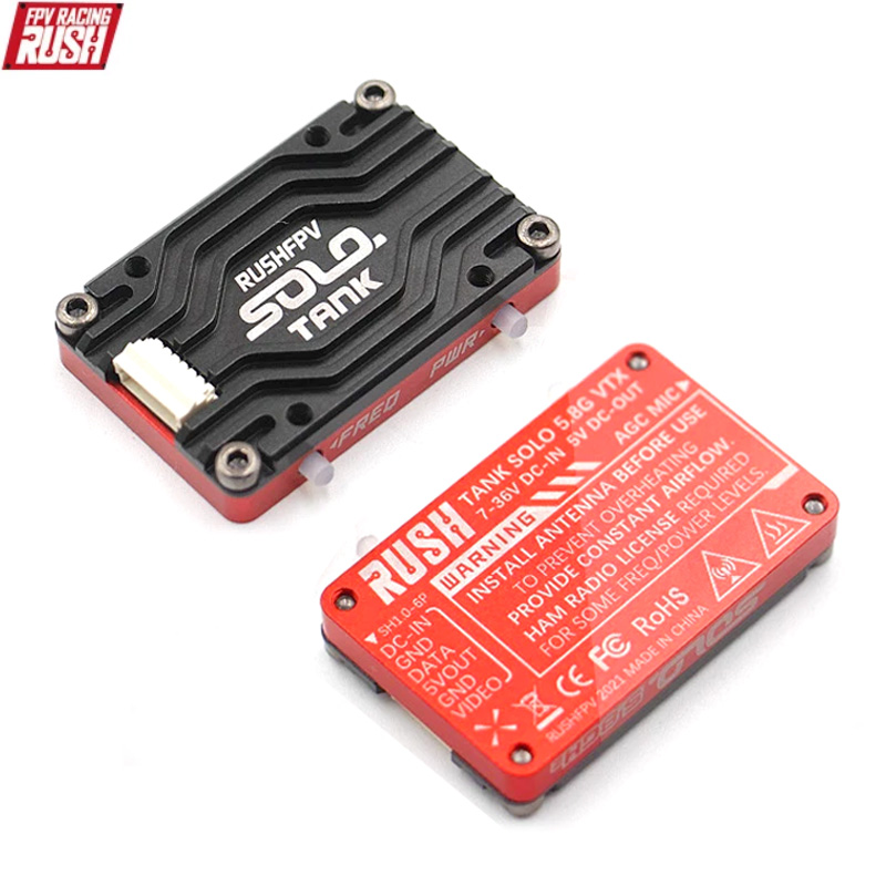 RUSH Solo Tank 5.8G VTX ビデオトラン - Foxeer Reaper Extreme 2.5W Vtx のレビューと価格